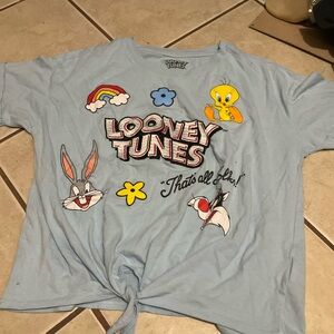 Warner Bros. Looney Tunes Light Blue Kids T-Shirt